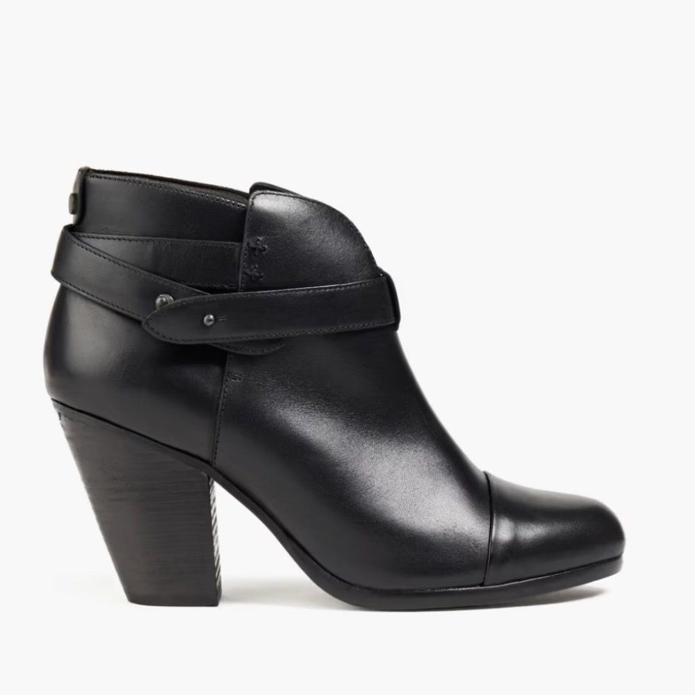 rag & bone | Harrow Boot in black leather - Picture 1 of 13